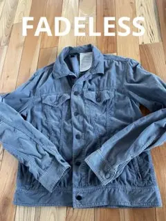 FADELESS コーデュロイ　ジージャン　グレー　メンズ