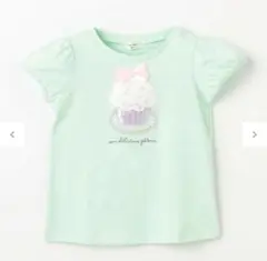 新品未開封＊エニィファム＊しゃらしゃらモチーフケーキ半袖Tシャツ 130cm