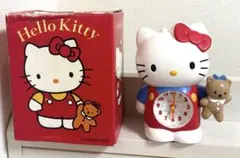 【動作確認済】ハローキティ　目覚まし時計　未使用新品　レトロキティ　レア