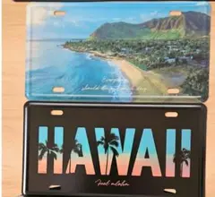 HAWAII ナンバープレート 2枚セット