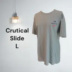 【Critical Slide】 Tシャツ L グレー　ロゴ　プリント