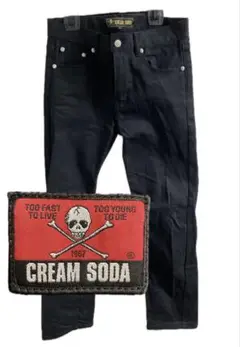 CREAM SODA ブラックデニムパンツ 2025年最新】CREAM SODA デニム・ジーンズの人気アイテム - メルカリ