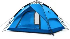 【新品未使用】ワンタッチテント キャンプ 設営簡単 軽量 uvカット 3~4人用
