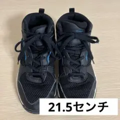 バスケットシューズ　ブラック　21.5センチ TIGORA ジュニア