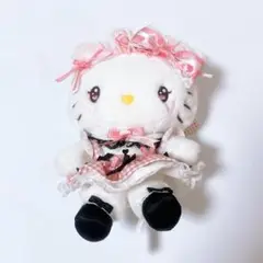 サンリオ　夢リボンデザインシリーズ　マスコットホルダー　ハローキティ　ぬいぐるみ
