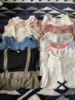 女の子　春秋冬、ローンパス70サイズ15服セット