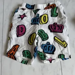 早い者勝ち！BABYDOLI カラフルロゴ 半ズボン 100ベビド