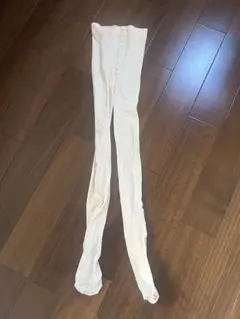 ベージュ バレエタイツ 穴あり