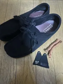 クラークス ワラビー ブラック