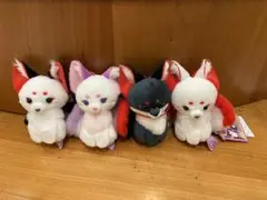 ちょコンと九尾のキツネ　マスコット　4個セット