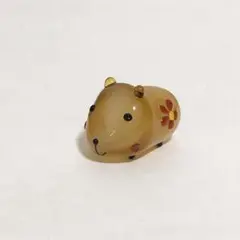 カピバラ　ミニチュア　ガラス細工