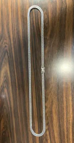 喜平ネックレス シルバー925 六面ダブル 60cm 中折　6面W