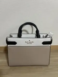 【未使用】kate spade 2トーン ハンドバッグ