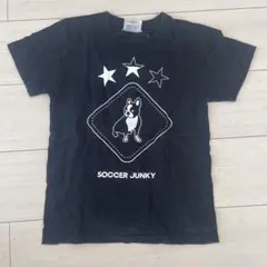 SOCCER JUNKY ブラック Tシャツ 140