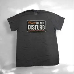 U-035 USA古着 DOM ドム プリントTシャツ 半袖チャコールグレー M