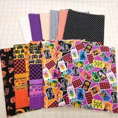 ハロウィン布 ハロゥイン柄 ミックスセット １２枚入り C-H-mix3z
