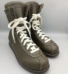【美品】CAMPER カンペール ショートブーツ ソフトレザー カーキ 24㎝