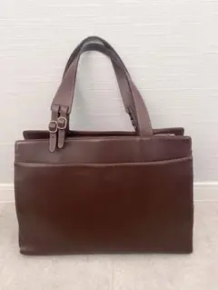 Kitamura ハンドバッグ ショルダーバッグ ブラウン 牛革