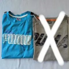 PUMA Tシャツ 青