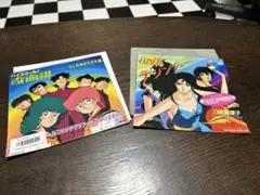 80年代アニメのレコード2枚！ハイスクール奇面組、キャッツ・アイ