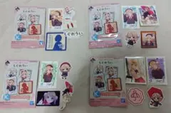 しぐれうい　一番くじ K賞　ステッカー4枚セット　4種 16枚