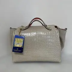 modaprincipe ハンドバッグ　ショルダーバッグ　クロコ型押し2way