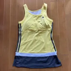 adidas イエロー タンクトップ