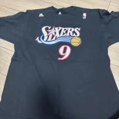 アディダス Sixers Iguodala Tシャツ 9番 黒
