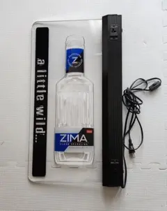 ZIMAクリアスパークリング看板 LEDライト付き