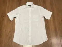 MEN’S BIGI Distinction 白 シャツ Lサイズ　日本製　涼