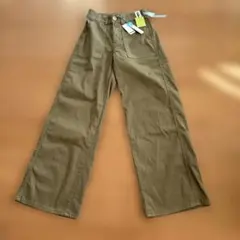 SOMETHING夏用 COOL ワイドベイカー デニムパンツ XS