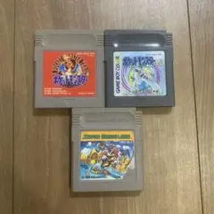 ゲームボーイソフト　ポケットモンスター 赤・銀　スーパーマリオランド　3本セット