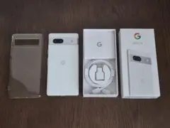 超美品 Google Pixel 7a 128GB snow スノー