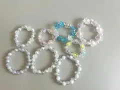 キッズ用ビーズブレスレット8つセット