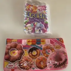 雑誌なかよしとミスタードーナツコラボペンケースと写真プリクラ入れ付録