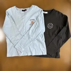 ラブトキシック 長袖Tシャツ 2枚セット 水色 グレー 140