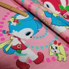 ブランコの女の子　昭和レトロ生地