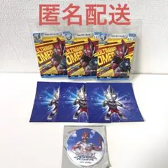 ウルサマ2025 オメガカード3枚＆缶バッジ/ティガステッカー3枚