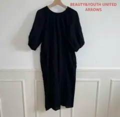 【美品】BEAUTY&YOUTH UNITED ARROWS ワンピース 黒
