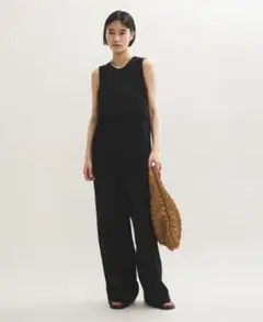 アダムエロペ 【サステナブル】Wフェイスジャージーセットロンパース　36