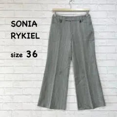 【SONIA RYKIEL】パンツ スラックス（サイズ36／S）ヘリンボーン
