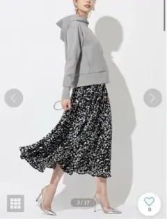 iCB アイシービー　Silhouetto Floral スカート　花柄　フレア