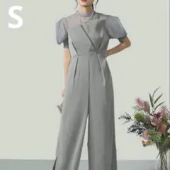 LE'RURE シアーボックススリーブ ビスチェ S