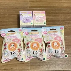 未開封５個セット♡シルバニアファミリーキラキラくじ　ハッピースイーツ