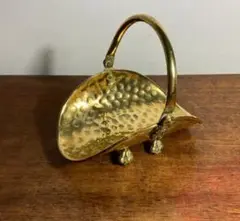 真鍮製ハンマード置物 動物脚付き