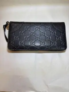 GUCCI ブラックレザー 長財布