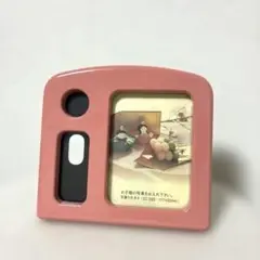 未使用　久月　オルゴール付き写真立て　フォトフレーム　ひな祭り　ピンク