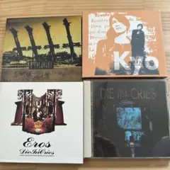 【中古】DIE IN CRIES　ＣＤ6枚＋VHSビデオ2本 まとめ売り 中古】DIE IN CRIES CD6枚＋VHSビデオ2本 まとめ売り 中古