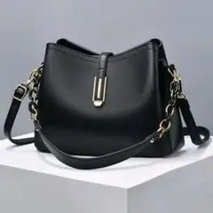 新品未使用 ブラックショルダーバッグ