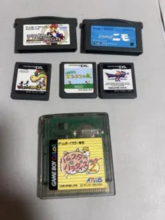 レトロゲームソフト6本まとめ売り　動作確認済み GBA DS ゲームボーイカラー